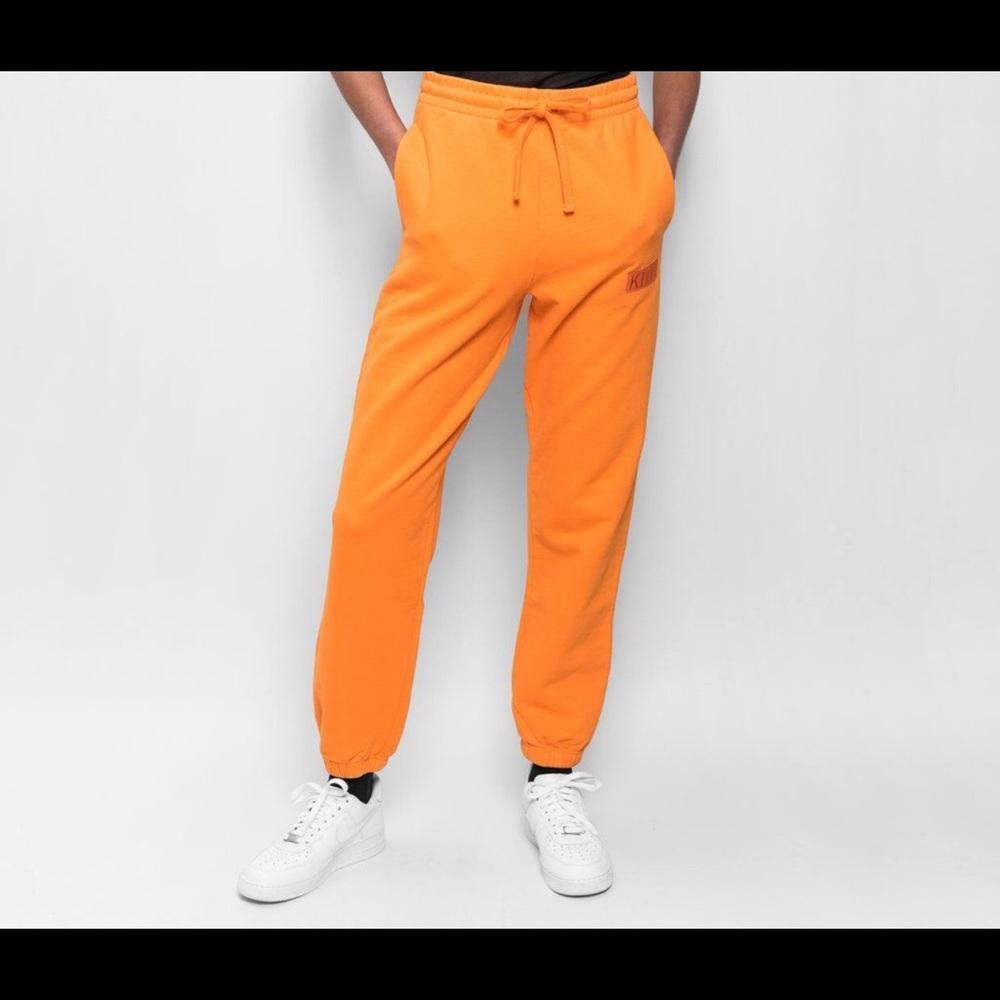 Orange sweatpants